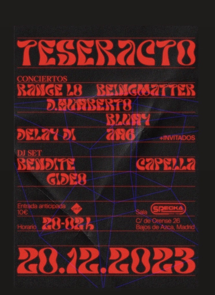 Cartel Teseracto — Madrid